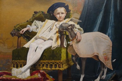 KMSKA Museum: Emperor Charles V as a child by Jan van Beers (1879).