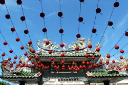 Entrance gate for a Chinese temple (Georgetown)