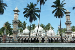 La mosquée Jamek (du vendredi) à Kuala Lumpur