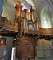 The monumental 17th century pipe organ.