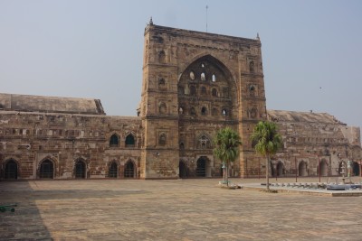 The impressive Jami Masjid in Jaunpur