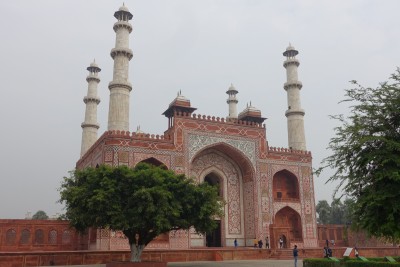 Akbar's mausoleum in Sikandra, a fine example of Mughal architecture without the crowds of the Taj.