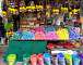 This is where you buy the colours (Tirupati, Andra Pradesh).