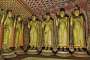 Dambulla's cave temples: standing Buddhas in the abhaya posture, a symbol of the fearlessness (i.e. the spiritual power) of the Buddha.