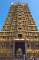 The gopuram (gateway) of Nallur Kandaswamy Kovil, Jaffna's big Hindu temple.