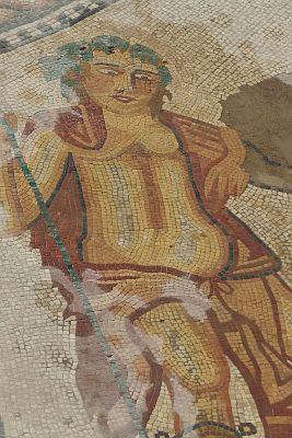 Mosaic from the Roman ruins of Volubilis: Bacchus discovers the sleeping Ariadne (House of the Knight)