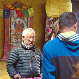 Day 23: our host in Thorong Phedi.