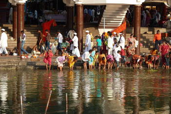 Maharashtra, the holy ghats of Nasik