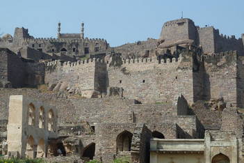 Andhra Pradesh: le fort de Golgonda, près d'Hyderabad