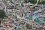 Trichy, Tamil Nadu: view from the Rock Fort Temple on the colourful houses some 80 meters below.