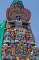 Kumbakonam, Tamil Nadu: a colourful gopuram, so typical of south Indian temples.