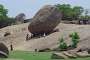 Mamallapuram, Tamil Nadu: the much photographed boulder, known as Krishna's Butter Ball.