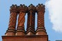 Just a few of the famous Hampton Court Brick Chimneys