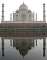 India, Uttar Pradesh: the Taj Mahal mirroring in the waters of the Yamuna river 