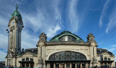 The railway station in Limoges, built 1929.
