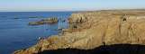 The Côte Sauvage on the Presqu'île de Quiberon. It was January but we had perfect weather. This photo is a panorama, click the cross on the right below the photo (or press F if viewing on a desktop) to expand it to its real size and use the bottom scroll bar to navigate through it.