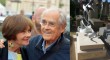 Michel Legrand (1932-2019) and Macha Méril (1940-) - Michel Legrand was a very successful composer, conductor and jazz pianist, he wrote songs and numerous film scores, winning three Oscars and five Grammys along the way. Macha is a French actress who started her career in film before evolving to television and theatre. She has also written books and is a well loved public figure in French society. Theirs is a beautiful love story; they fell for one other in 1964 (a real coup de foudre) but at that time were both otherwise engaged: Michel was married with very young children, Macha had a steady fiancé, so they chose not to "mess things up" and parted ways. Until they met again in 2014 and felt the same attraction as 50 years ago. This time they were both free and married straight away. Photo of Legrand and Méril © Georges Biard, CC BY-SA 3.0, via Wikimedia Commons.