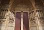 West portal, called the Portal of Christ with a Christ blessing the faithful below a tympanum featuring the last judgement. It replaced the Neoclassical portal of the 18th century and was inaugurated in May 1903 by the German Emperor Wilhelm II.