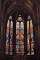 Saint-Étienne Cathedral contains stained glass windows from all periods, from the 13th to the 20th centuries. These windows of the chapel of Notre-Dame la Ronde by Mayer of Munich date from the 19th century and show the Virgin Mary praying, in Glory and at the foot of the Cross. 