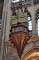 Organ in the triforium of the cathedral, hanging as a "swift nest". It was built in 1537 by Jehan de Trêves, and rebuilt in 1981 by Marc Garnier.