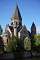 The Protestant Temple Neuf (new temple) erected in 1903 during the annexation is located on an island in the middle of the river Moselle. It was inaugurated on 14 May 1904 in the presence of Wilhelm II, German Emperor.