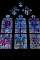 The Cocteau windows in the church of Saint Maximin.