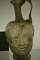 Gallo-Roman section: glass jug in the form of a human head (4th century AD).