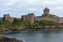 Fort la Latte: its construction began in the 1340s and its keep dates from 1365-1370. The fort was built at a once important strategic location to control the trade routes which connected Saint-Malo with Normandy and the Channel Islands.