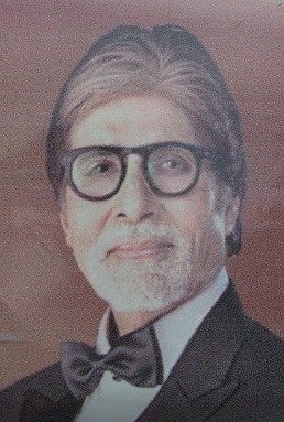 Udaipur: poster of India's darling actor, Amitabh Bachchan.