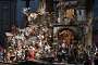 The village scene of the presepe in the Church of San Gaudioso (Naples) with the innkeeper in its centre.