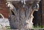 Temple of Fortuna Augusta: detail of a marble Corinthian capital.