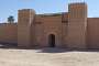 Rissani - the entry to Ksar Oulad Abdelhalim, built at the end of the 18th century for the brother of Sultan Moussay Hassan, also called Hassan I of Morocco (reigned from 1873 to 1894).