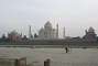 The Taj seen from the left bank of the Yamuna river.