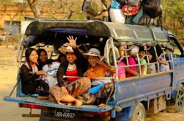 Typical Burmese pick-up.