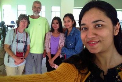 These nice ladies were our guides when we visited the Toklai Tea Research Institut in Jorhat (Assam) and went out of their way to show us everything.