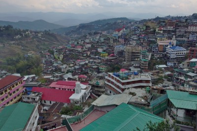 Kohima is built on a slope, there is a lot of up and down to go from one neighbourhood to the other.