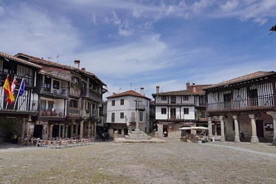 The Plaza Mayor of La Alberca.