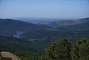 A dam (embalse in Spanish) has been built downstream and created a huge reservoir visible in the distance.