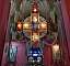 The lantern of the Cross, the first lantern opening the procession of El Rosario de Cristal.