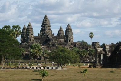 Cambodia, the temple of Angkor Wat.