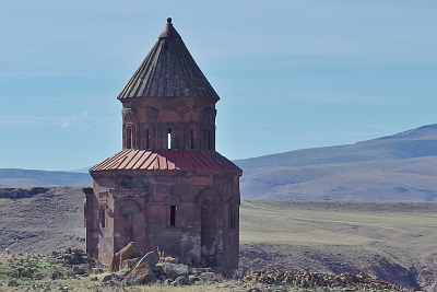 Ani: the church of St Gregory of the Abughamrentz, built 994 AD.