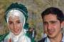 Happy bride and groom in Kars (north-eastern Anatolia near the Armenian border).