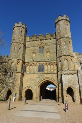 The gate house of Battle Abbey in East Sussex, an interesting visit to this defining site for English history