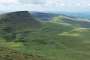 The summit of Picws Du (or Bannau Sir Gaer - 749m) and Llyn y Fan.