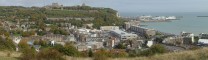 We enjoyed Dover castle so much that we came back in October for a second visit. This panorama with a view of the castle has been taken from the Western Heights. Press F to expand the picture to its real size and use the bottom scroll bar to navigate through it.