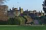 Walmer Castle, Kent: view of the castle from the pleasure gardens.