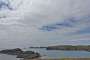 St David's to Ramsey Sound: the sky over Porthlysgi Bay and Ramsey Island in the background.