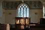 St Mary in East Guldeford: this church boasts in the chancel a 19th century painted frieze of angels illustrating the Six Days of Creation.