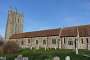 All Saints in Lydd. Its tower dates from the 15th century and is 40m tall.