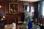 Inside the Library: it was once a stables and saddle room. It contains more than 4000 books and this is where Vita and Harold entertained their guests. The portrait on the left shows Charles Sackville, 6th Earl of Dorset (1638-1706). Click here for a better view and some details.